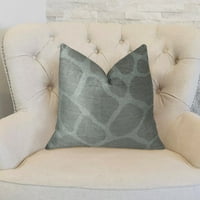 Siva i bijela ručno izrađeni luksuzni jastuk 16in 16in