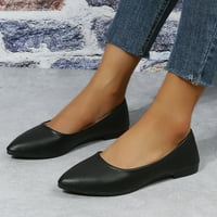 Ženske ravne cipele sa šiljastim prstima, elegantne udobne ravne cipele, Ležerne cipele, ravne cipele za hodanje,