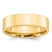 zaručnički prsten od 14k žutog zlata standardne težine, veličine 4. FLC060