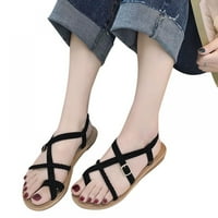 Ženske ravne sandale udobne cipele za hodanje s potplatom, sportske sandale s japankama za odmor na plaži, putovanja,
