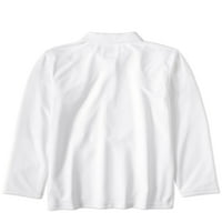 Wonder Nation Boys School Uniforma Polo košulja dugih rukava, veličine 4-18
