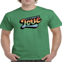 Proslavite ljubavnu duginu majicu Majice -MEN -SMARTPRINTS Dizajn, muški mali