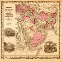 Bliski Istok - Turska, Perzija i Arabija tiskanje plakata