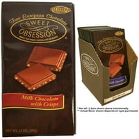 3,5oz Sweet Opsession Chocolate Bar - Mlijeko W Crisps
