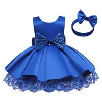 Dječje djevojke haljine modna odjeća mališana za bebe ruffle čipkasti sekn za vezenje princeze haljine tutu haljina
