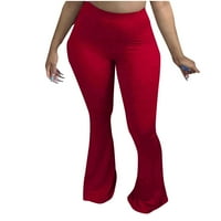Ženske padobranske hlače s elastičnim vezicama, modne ženske Ležerne jednobojne pripijene hlače, uske hlače, Ležerne