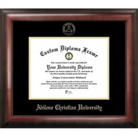 Okvir za diplomu kršćanskog sveučilišta Abilene 8,5 11 sa zlatnim reljefom