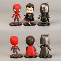 Wanwan mini crtić Osvetnici Spiderman Kapetan Amerika za lutka za izlaganje kalupa za djecu igračka