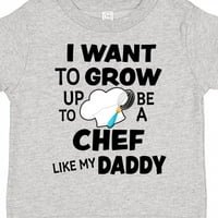 Želim odrasti i postati kuhar poput mog oca poklonite majicu dječaku ili djevojčici