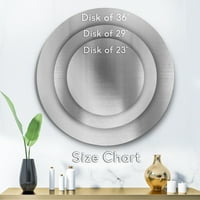 DesignArt 'Izbliza čistokrvnog nonsius stadion konja iii' Farmhouse Circle Metal Wall Art - Disk od 23 godine