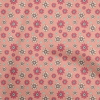 Viskozna Pletena tkanina od svijetlozelene tkanine materijal za retro haljinu s cvjetnim printom tkanina širine