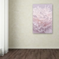 Zaštitni znak likovne umjetnosti 'Pink Peony latica I' Canvas Art by Cora Niele