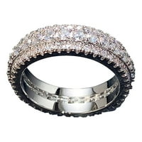 Prstenovi s valovitim prstima za žene dijamantni prsten lagani prsten novi Kreativni prsten koji se može složiti