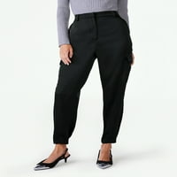 Scoop ženske satenske konusne teretne hlače, veličine xs-xxl