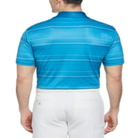 Ben Hogan Performance muški i veliki muškarci Eco Tonal Stripe Short Sholf Polo majica, do veličine 5xl
