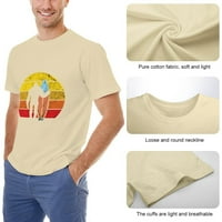 Muška majica Jednostavna osobnost Modne Ležerne havajske pamučne majice kratkih rukava s malim printom za muškarce