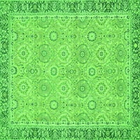 Tradicionalne prostirke za sobe u pravokutnom orijentalnom stilu u zelenoj boji, 8 '10'