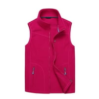 Voncos kapuljače za žene bave laganim patentnim zatvaračem s džepovima Košulje u boji tople jesen i zima udobne