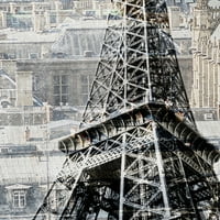Umjetnička galerija remek -djela Paris Eiffel Tower by Studio Canvas Art Print 22 28