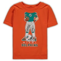Miami Dolphins Toddler kratki rukavi majice 9k1t1fepd 2t