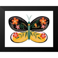 Popp, Grace Black uokvirena suvremena muzejska umjetnička gravura pod nazivomlatice leptira u Mumbaiju