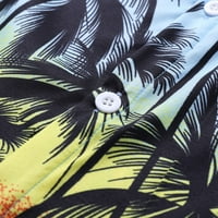 Muškarci salon za odmor majice plaže s džepnim ljetnim modnim havajskim košuljama trendi plaža za okretanje gumba