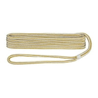 Extreme Ma 3006. Najlonski Dock kabel s dvostrukom pletenicom od najlonskog kabela-3 8 15', bijelo sa zlatom