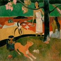 Ispis plakata pastorali Tahitija P. Gauguina