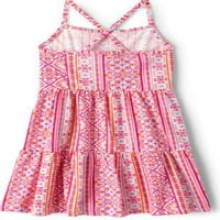 Višeslojna haljina s printom za djevojčice u mumbo-mumbo-mumbo-mumbo-mumbo-mumbo-mumbo