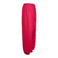 Ženske kratke hlače širokih nogavica u donjem rublju, poslovne radne hlače, duge ravne hlače u ružičastoj boji