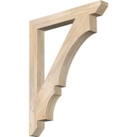 Ekena Millwork 1 2 W 30 D 38 H Balboa Slat Smooth Bracket, Douglas FIR