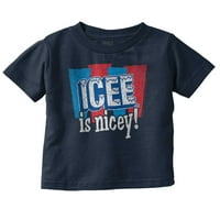Službeni ICEE je lijep smiješan logotip mališana majica majica majice malu djecu Brisco Brands 4T