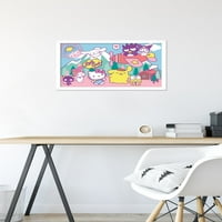 Zidni poster Hello Kitti i prijatelji-preopterećenje srećom, uokviren 14.725 22.375