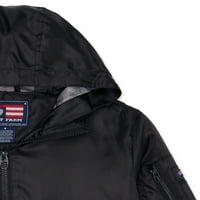 Phat Farm Boys jakna s kapuljačom s kapuljačom s patentnim zatvaračima, veličine 4-7