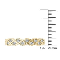 Carat T.W. Dijamantni modni prsten od žutog zlata od 10kt