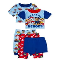 Paw Patrol Baby and Toddler Boy Padžama, 5-komad, veličine 12m-5T