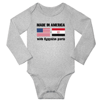 Proizvedeno u Americi s egipatskim klizačima za bebe s dugim rukavima