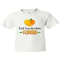 Inktastic Fort Lauderdale Florida Orange in Heart Mladi majica