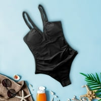 Kupaći kostimi-Bikini, Ženski kupaći kostimi-Bikini na jedno rame, ženski zamotani Bikini Set, push-up, Visoki