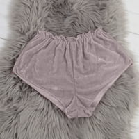 Ljetne kratke hlače za žene ženske baršunaste slatka mrlja pidžama Bowknot kratke hlače udobne plivačke kratke