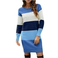 GUZOM džemper za žene u prodaji- džemperi za žene trendi pulover vrhovi novi dolasci plava veličina 6