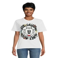 Ženska grafička majica Mickey Mouse s kratkim rukavima, veličine xs-xxxl