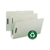 Reciklirana kartonska veziva standardne veličine sivo-zelena 25 kutija