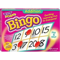 Bingo igra s dodatkom trenda-tematski predmet: trening - trening vještina: zbrajanje, Matematika-za 6-godišnjake-više