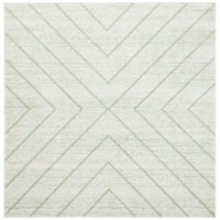Geometrijski tepih od kadulje od Bjelokosti, 5'1 7'6