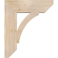 Ekena Millwork 1 2 W 22 D 26 H Thorton Slat Smooth Bracket, Douglas jel