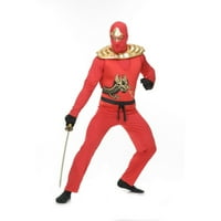 Halloween Ninja Avenger Series II za odrasle kostim - crvena