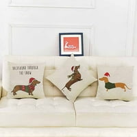Jesenski dekor božićna jastučnica za pse kvadratna navlaka za jastuke kućni namještaj pogodan za ukrašavanje sofe