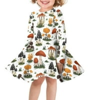 Estetske haljine od gljiva, Dječji uredni Pokloni za mlade, lagana plesna haljina za djevojčice, rođendanska haljina,