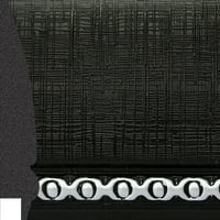 3-1 4 Полистирольная 3D текстурированная okvir za slike od WholesaleArtsFrames-com 10x10, serija Black & Silver